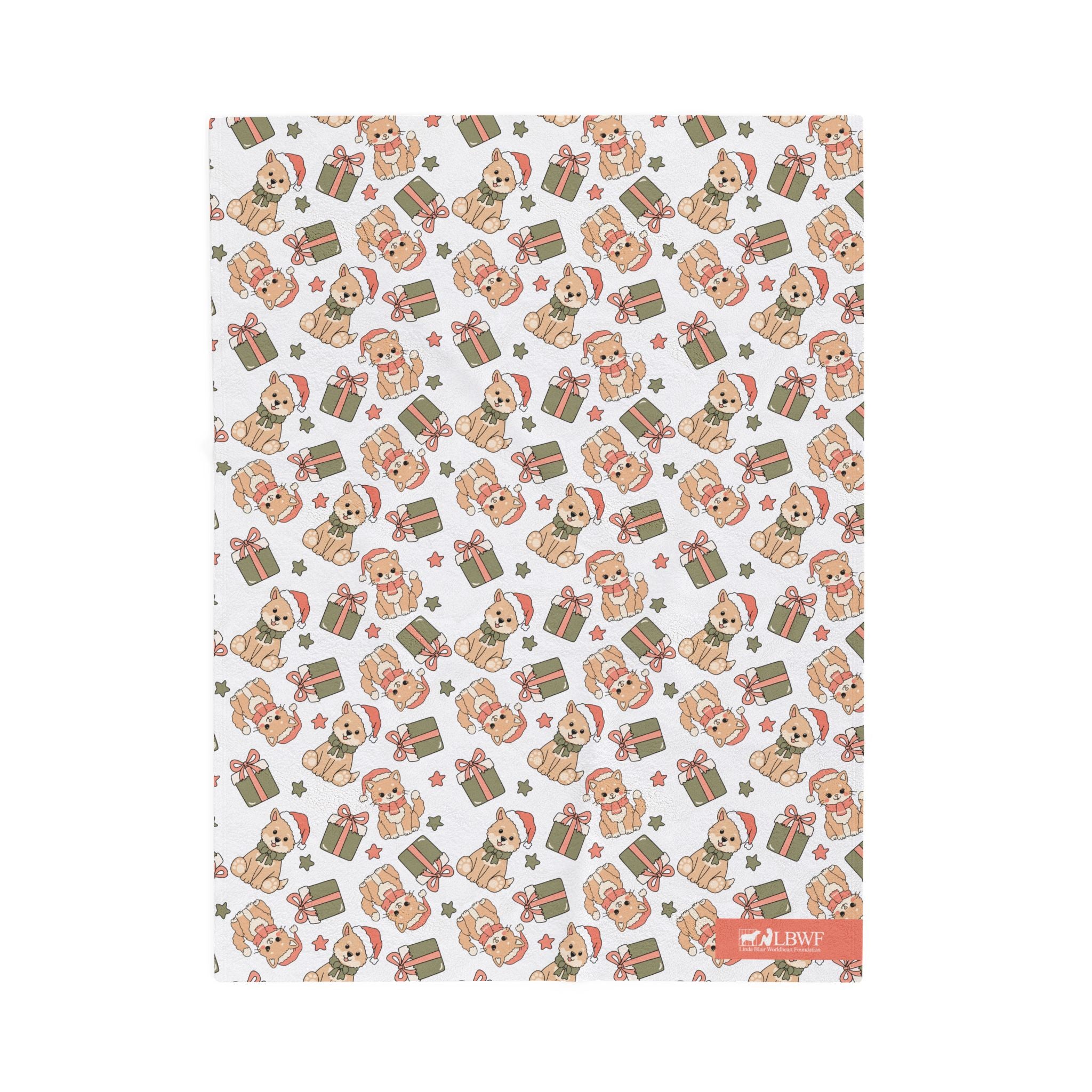 Holly Jolly Pet Pals Pet Blanket