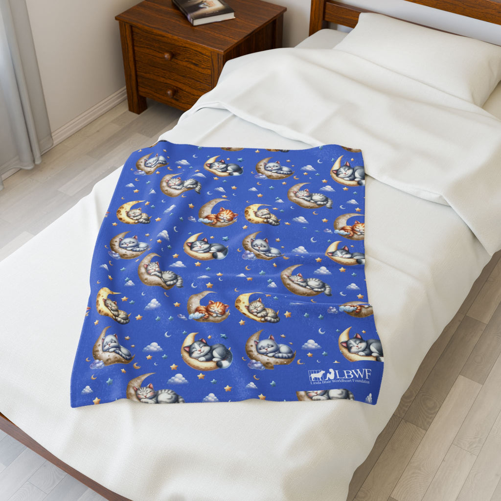 Lunar Kitty Dreams Pet Blanket